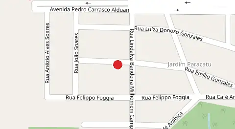 Mapa da localização