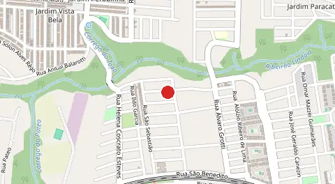 Mapa de Jardim Santo Andre