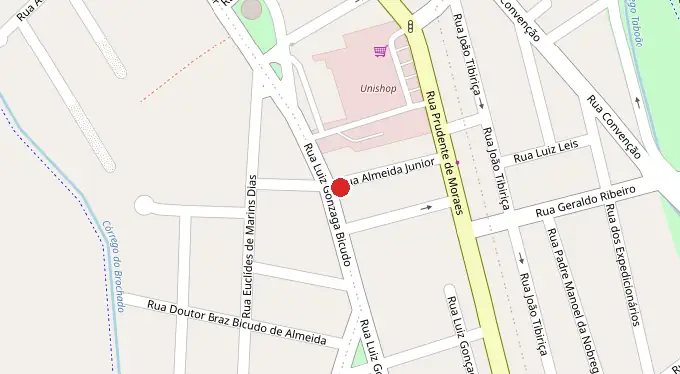 Mapa da localização
