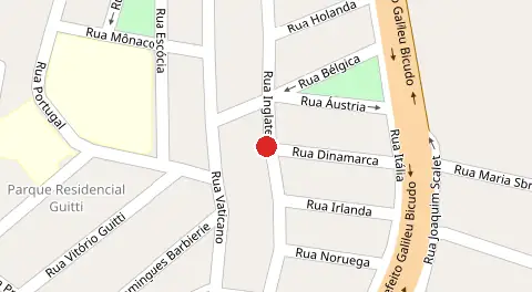 Mapa da localização