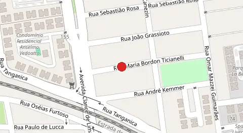Mapa da localização