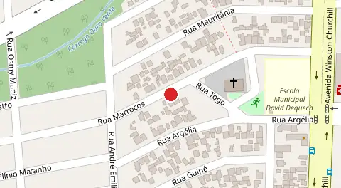 Mapa da localização