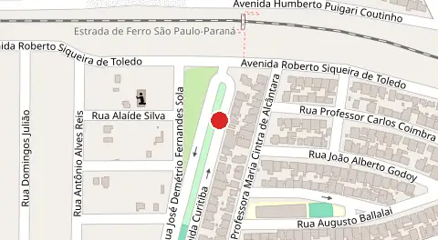Mapa da localização