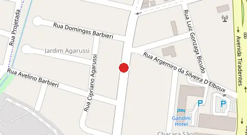 Mapa da localização
