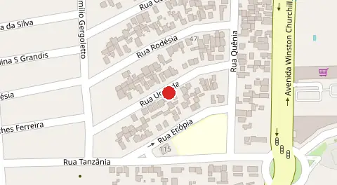 Mapa da localização