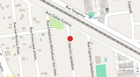 Mapa da localização