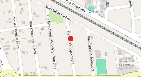 Mapa da localização