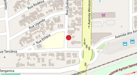 Mapa da localização