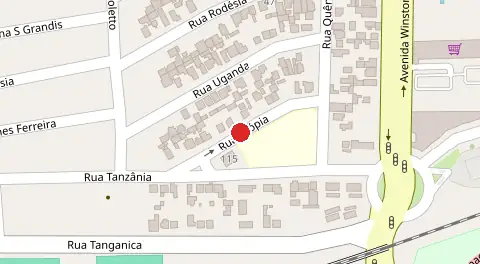 Mapa da localização