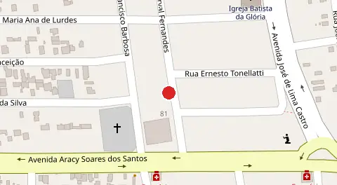 Mapa da localização