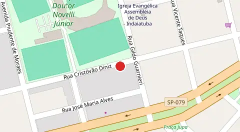 Mapa da localização
