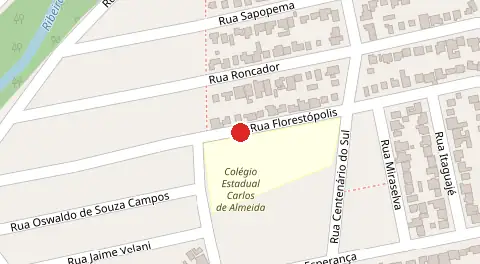 Mapa da localização
