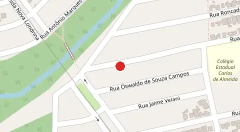 Mapa da localização