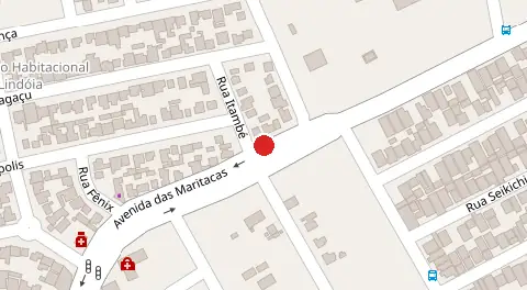 Mapa da localização