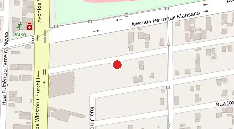 Mapa da localização