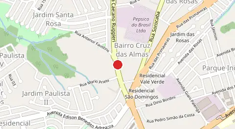 Mapa de Cruz das Almas
