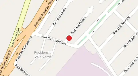 Mapa da localização