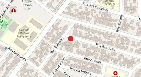 Mapa da localização