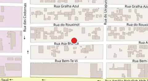 Mapa da localização