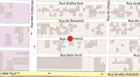 Mapa da localização