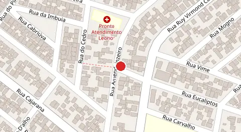 Mapa da localização