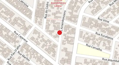 Mapa da localização