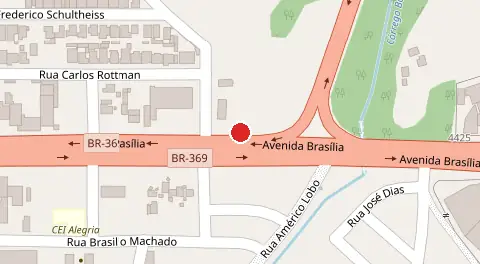 Mapa da localização