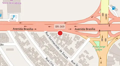 Mapa da localização