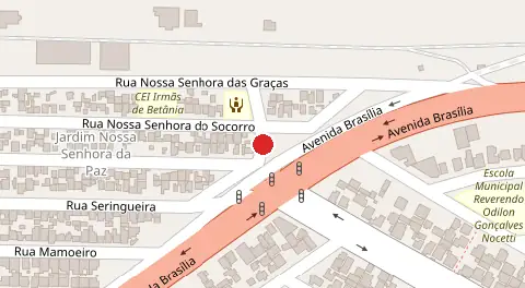 Mapa da localização