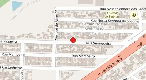 Mapa da localização