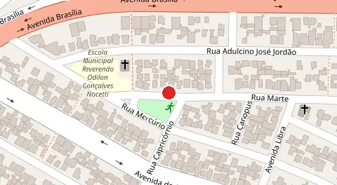 Mapa da localização