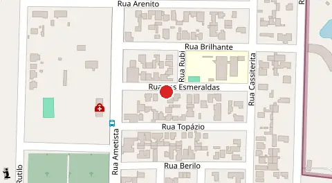 Mapa da localização