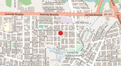 Mapa de Parque Bom Retiro