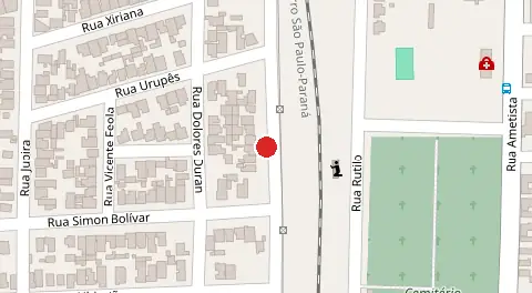 Mapa da localização