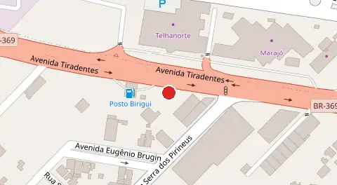 Mapa da localização