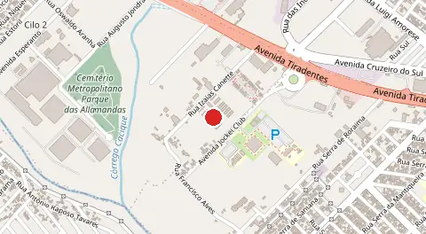 Mapa de Estância Ibirapuera