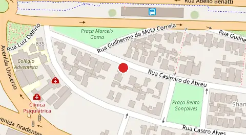 Mapa da localização
