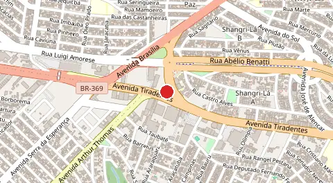 Mapa de Jardim Shangrila