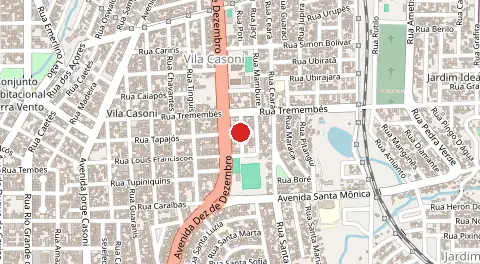 Mapa de Jardim Tsukamoto