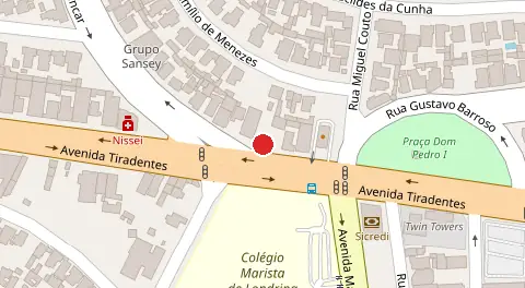 Mapa da localização