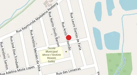 Mapa da localização