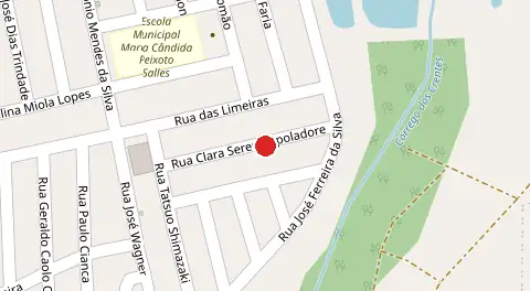 Mapa da localização