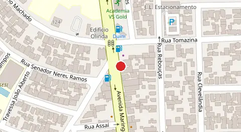 Mapa da localização