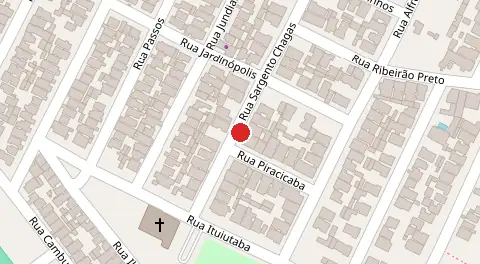 Mapa da localização