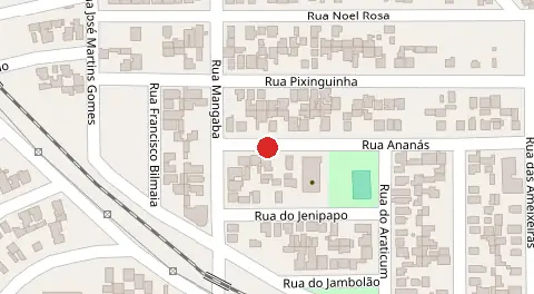 Mapa da localização