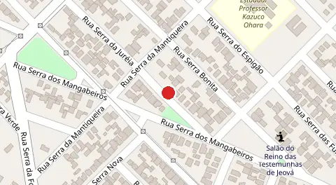 Mapa da localização