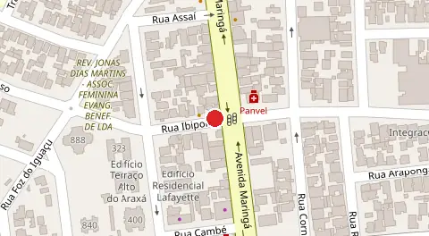 Mapa da localização