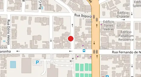 Mapa da localização