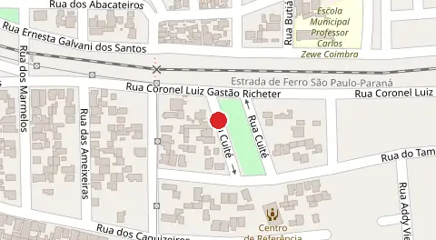 Mapa da localização