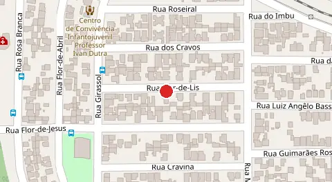Mapa da localização